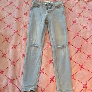 Celebrity Pink Light Gray Skinny Jeans